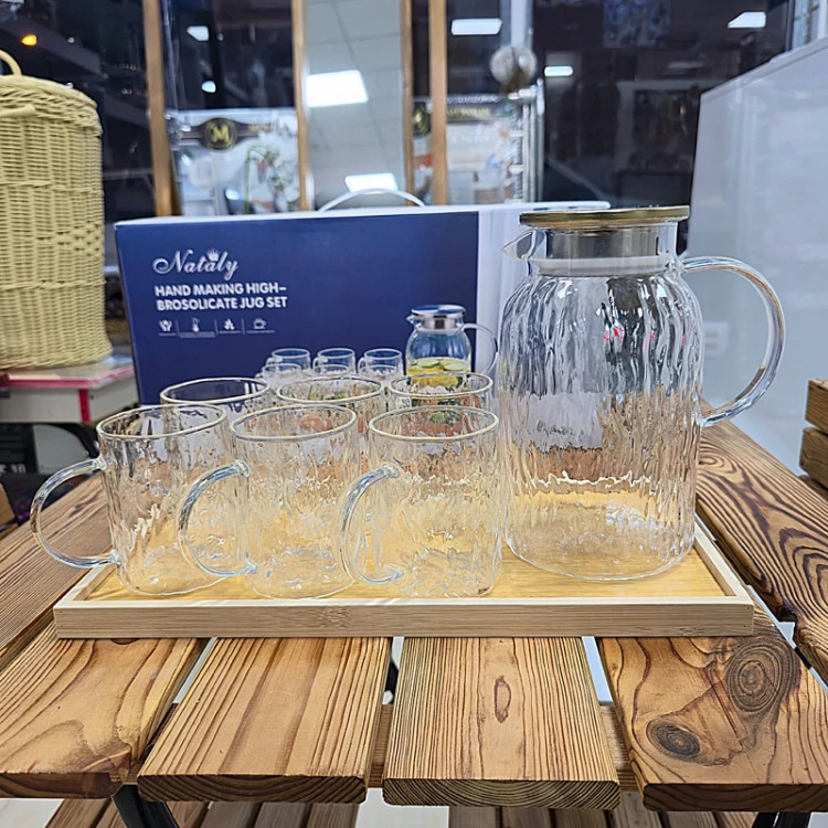 سرویس پارچ و لیوان ناتالی پیرکس وارداتی