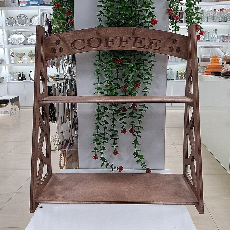 استند چوبی کافی