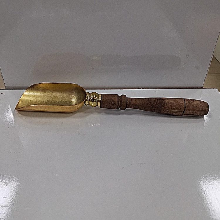 قاشق آجیل دسته چوبی