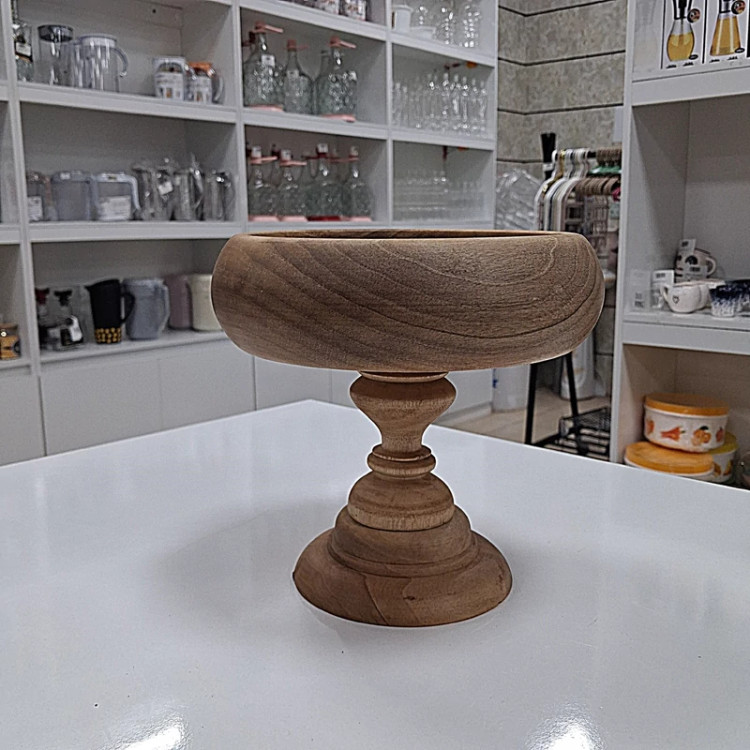 شکلات خوری پایه دار گردو