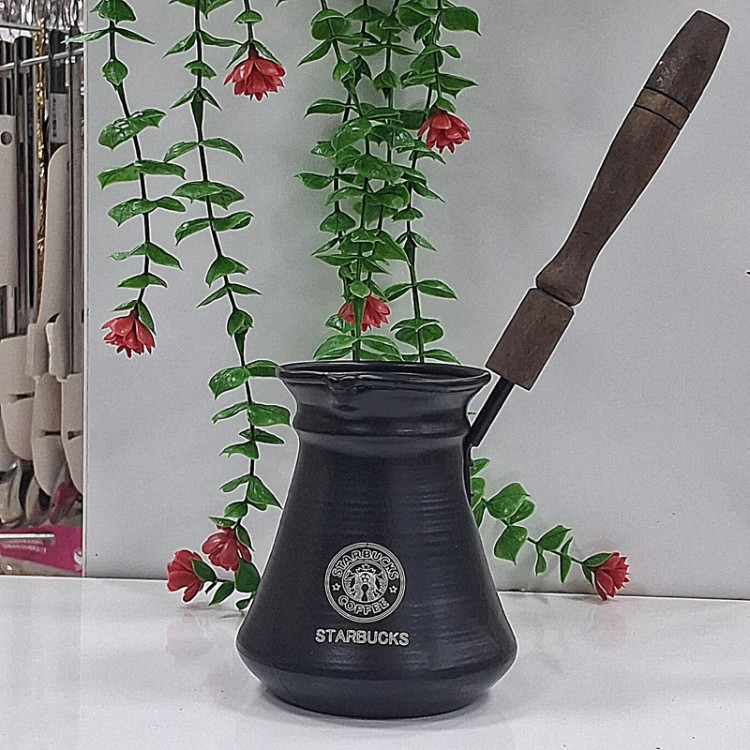 قهوه جوش استارباکس دسته چوبی