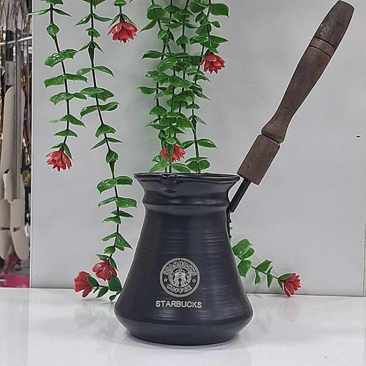 قهوه جوش استارباکس دسته چوبی