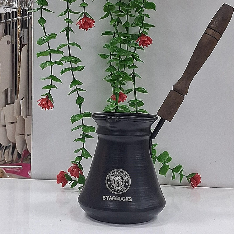 قهوه جوش استارباکس دسته چوبی