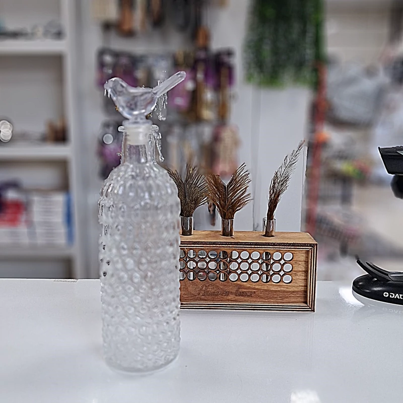 بطری شیشه ای درب گنجشکی