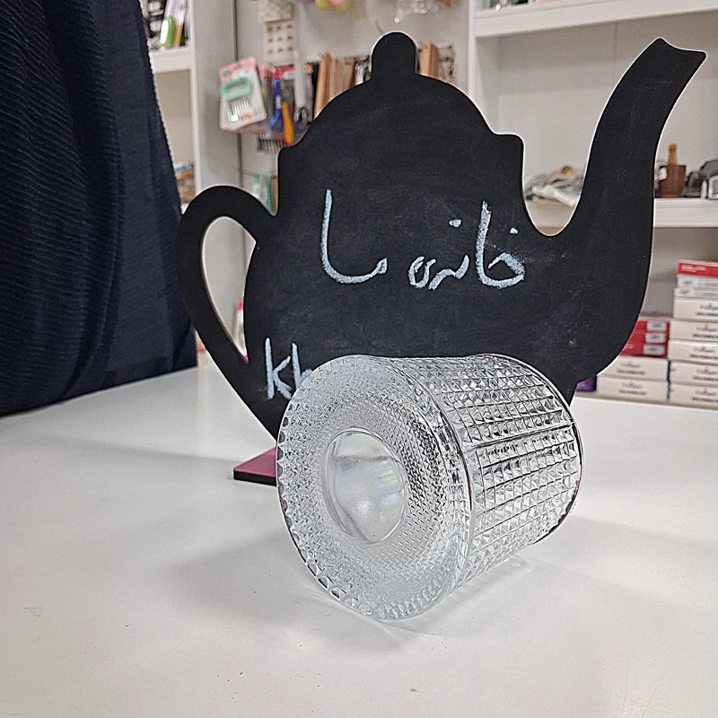 نیم لیوان بلور چرخشی