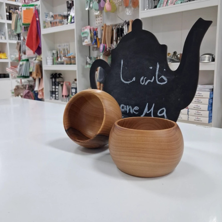 پیاله چوب گردو قطر10 سانتی