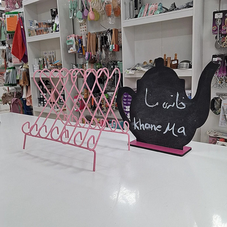 استند جا بشقابی رنگی فانتزی(قیمت عمده)