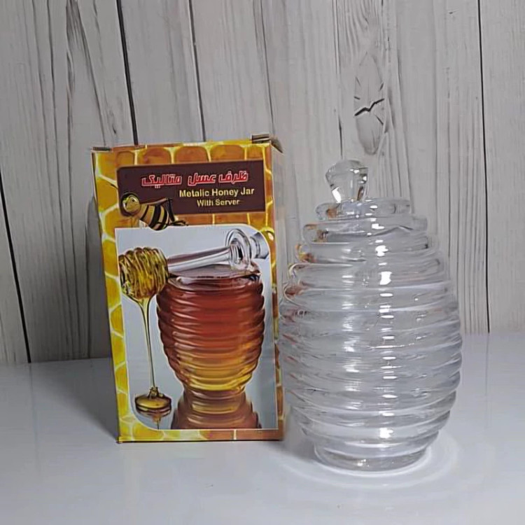 عسل خوری قاشق دار اکرولیک متالیک