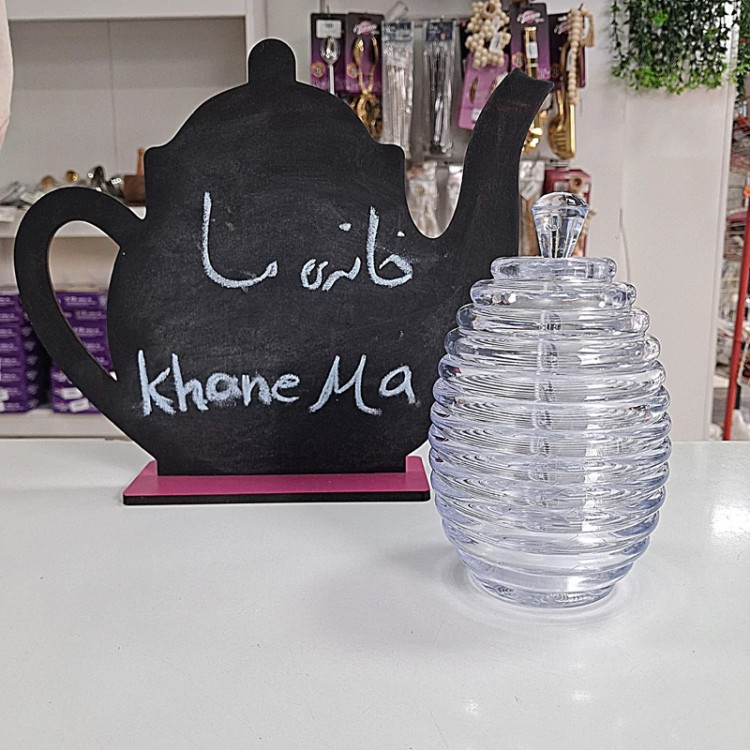 عسل خوری قاشق دار اکرولیک متالیک