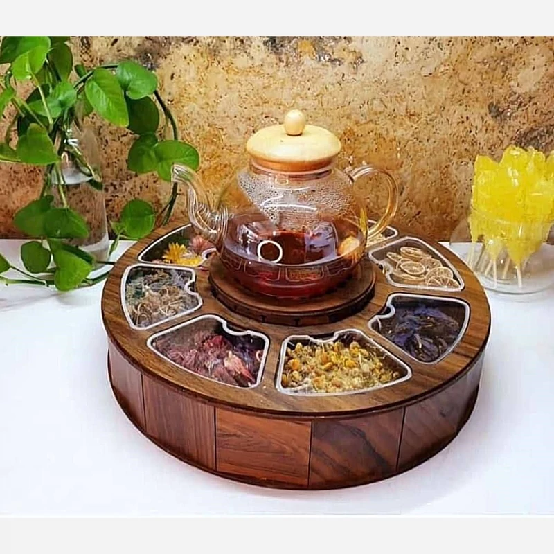 تیبگ چوبی 8 خانه گرد وارمردار