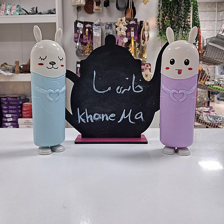 جا مسواکی جا قاشقی طرح خرگوشی