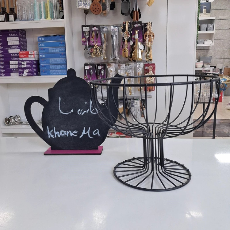 سبد میوه طرح جام پایه دار