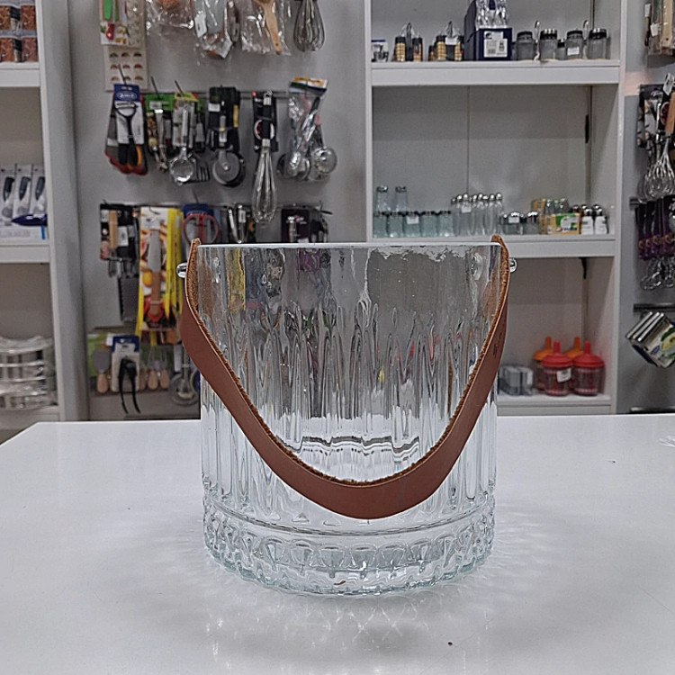 یخدان استوانه ای دسته چرم