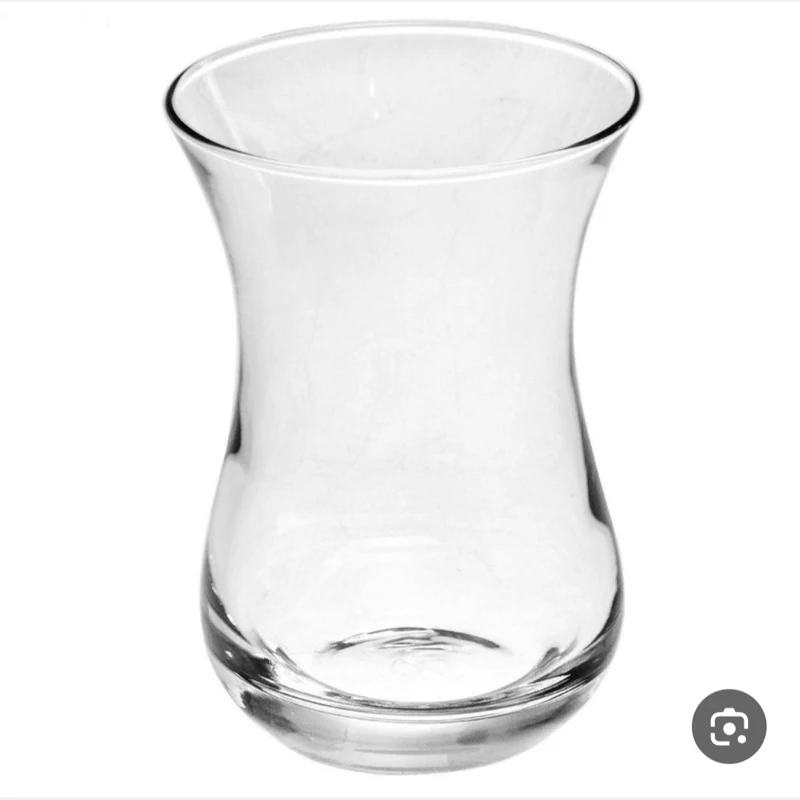 استکان کمر باریک 120 سی سی پاشا باغچه(6 عددی)