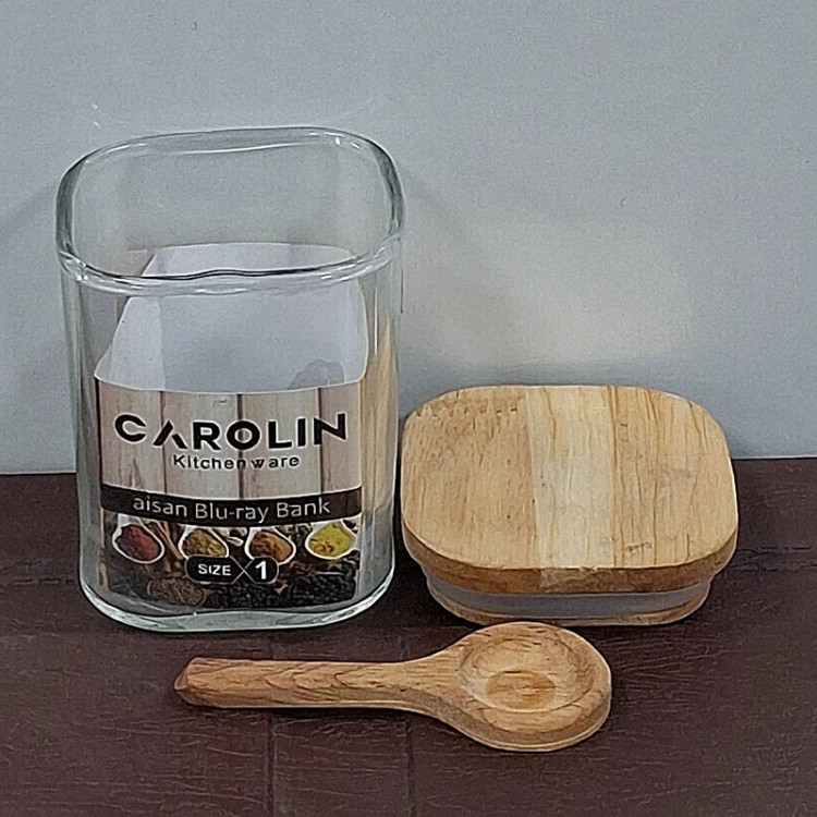 جاادویه درب چوبی آیسان قاشق دار سایز1