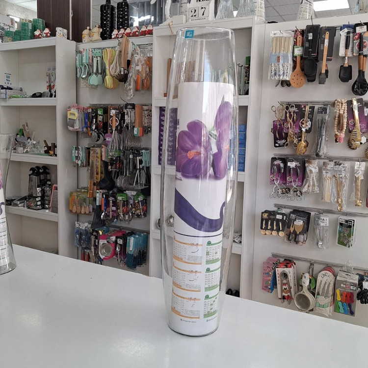 گلدان ازالیا شیشه ای