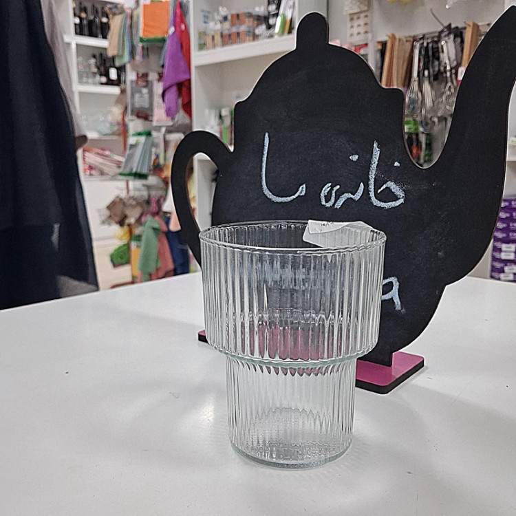 لیوان بلور تکی ایکیا طرح بارلی