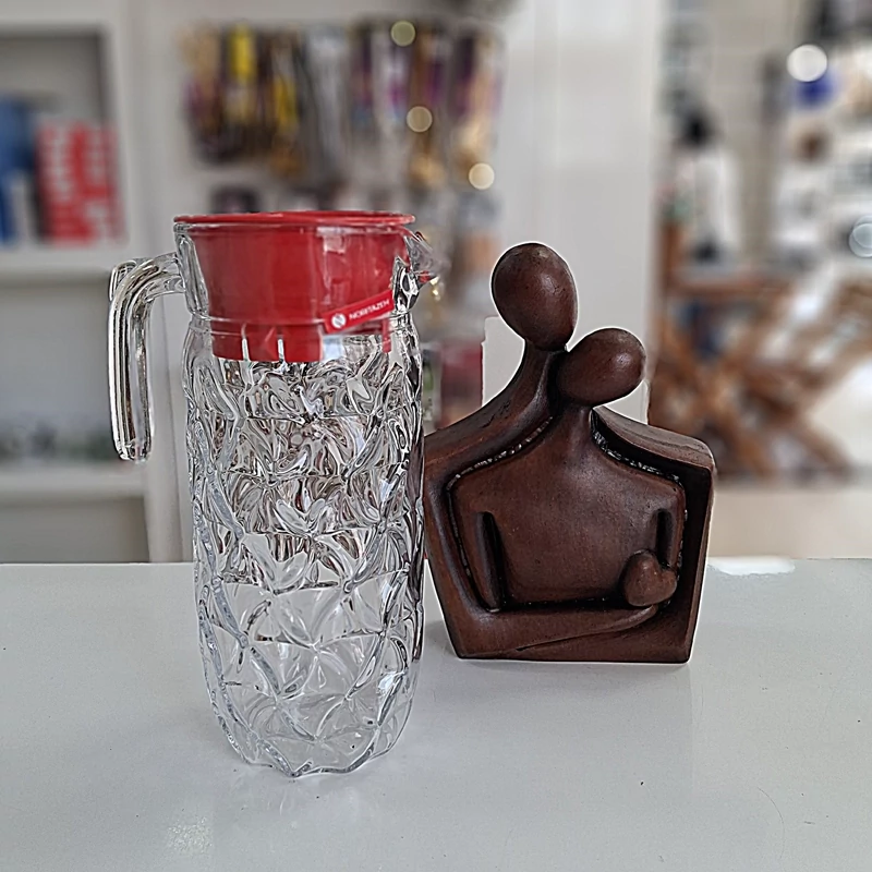 پارچ یک لیتری شیشه ای نوری تازه