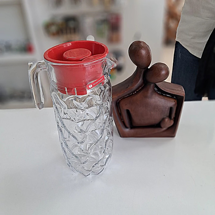 پارچ یک لیتری شیشه ای نوری تازه