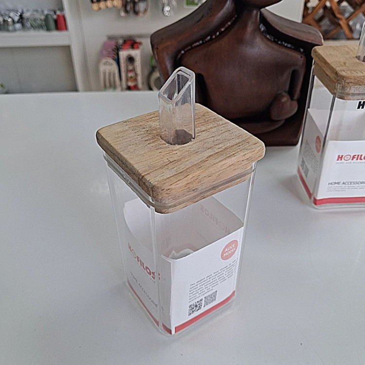 شکر پاش مربع درب چوبی اکرولیک