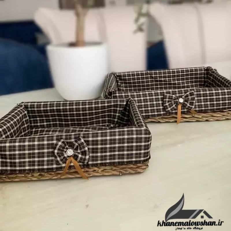 سبد حصیری جفتی تاپ