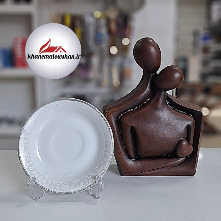 نعلبکی گل دار (6عددی)