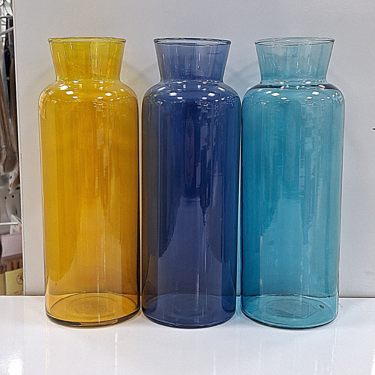 گلدان رنگی اورانوس(شیشه ای)