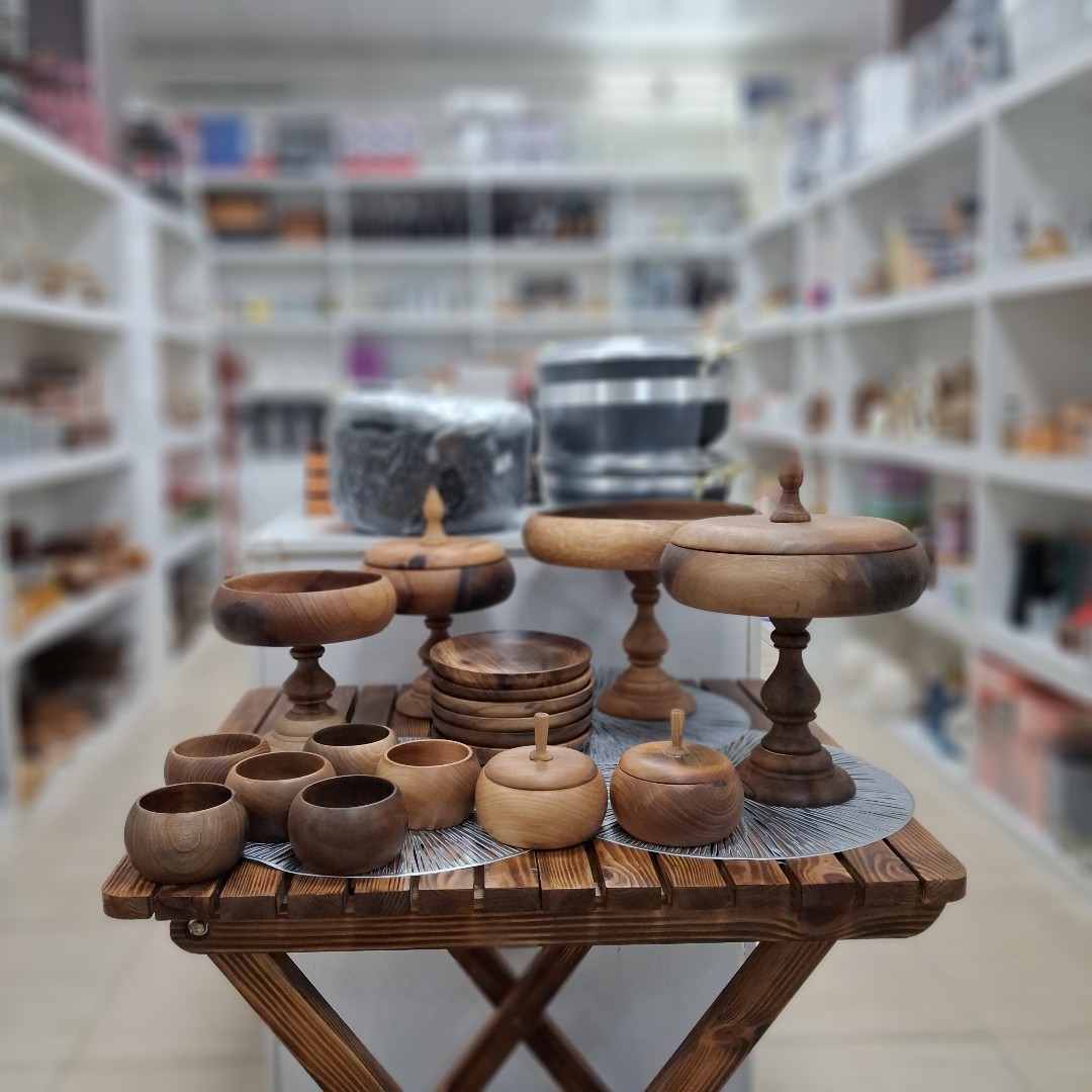 سرویس 6 نفره چوب گردو