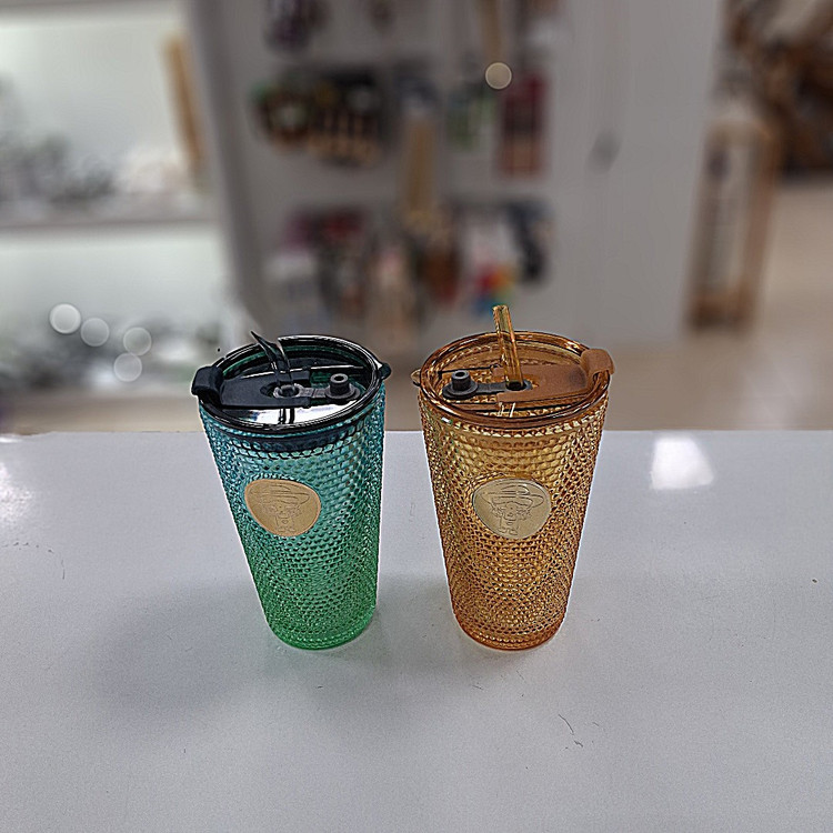 لیوان اسموتی هفت رنگ 500 ml