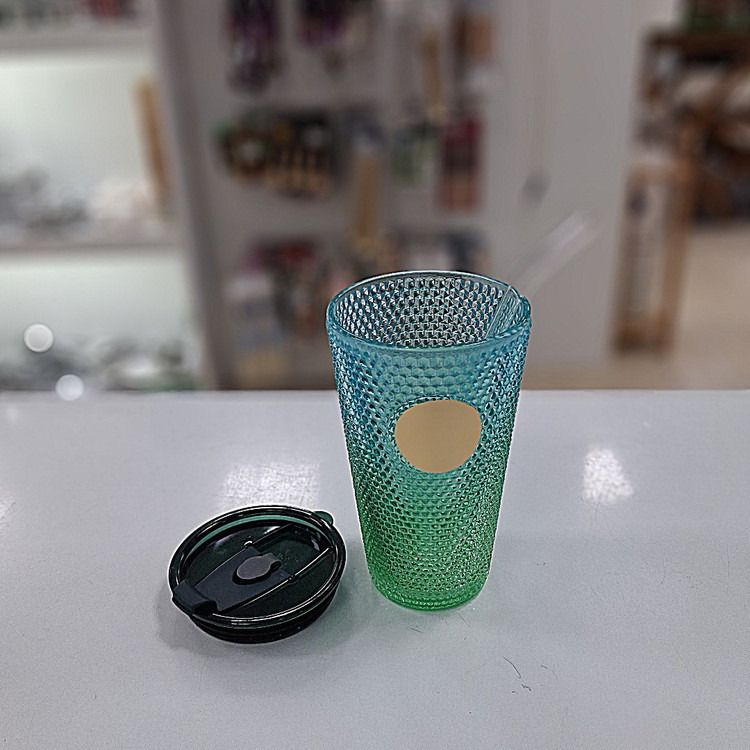 لیوان اسموتی هفت رنگ 500 ml