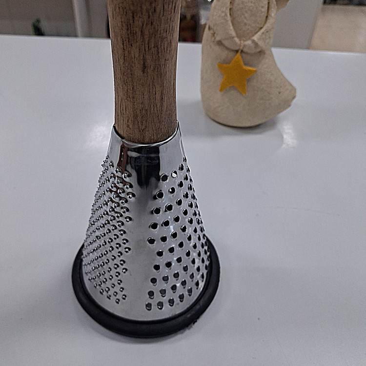 رنده مخروطی کوچک دسته چوبی