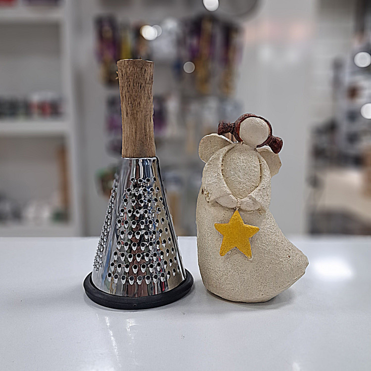 رنده مخروطی کوچک دسته چوبی